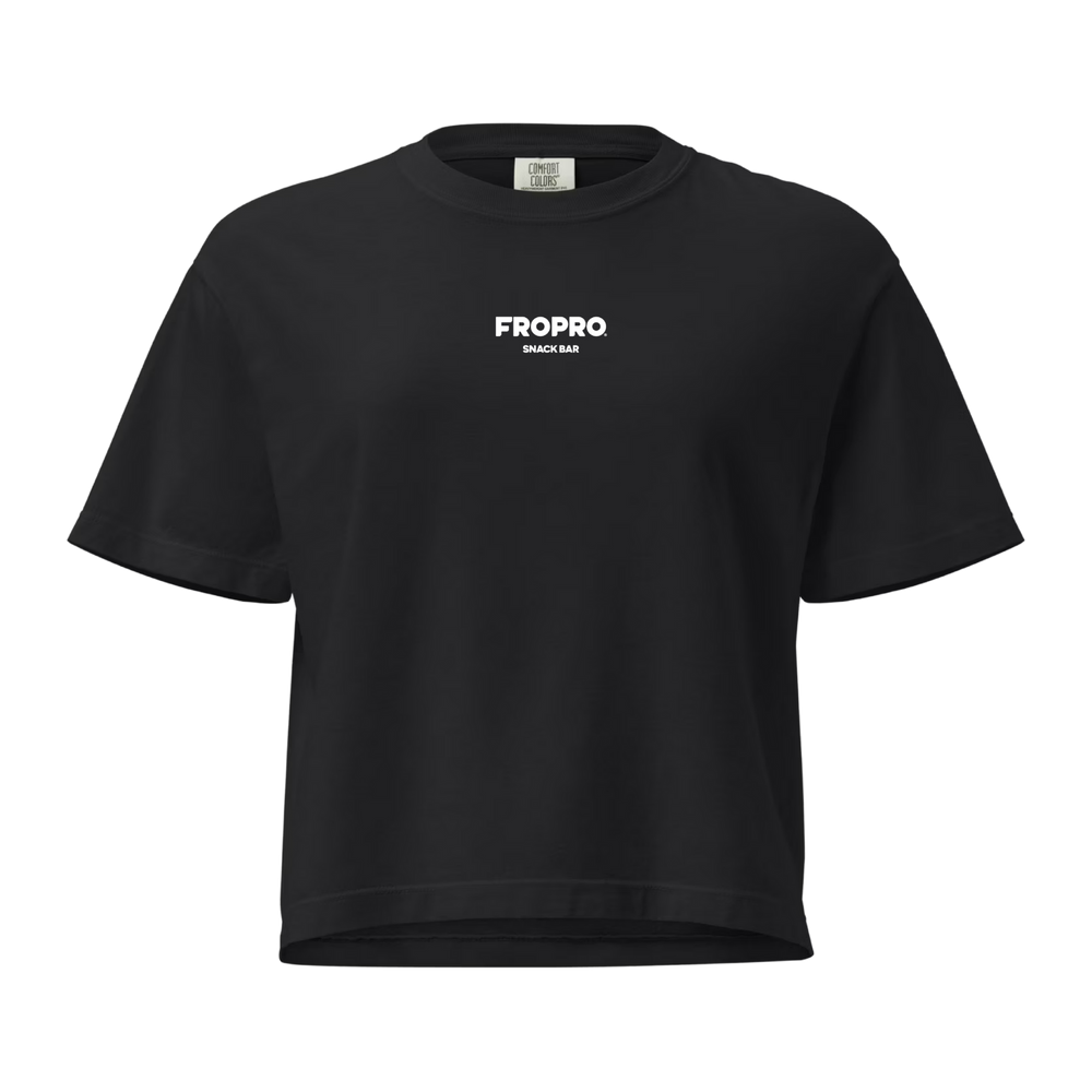 Essential Black Crop Top