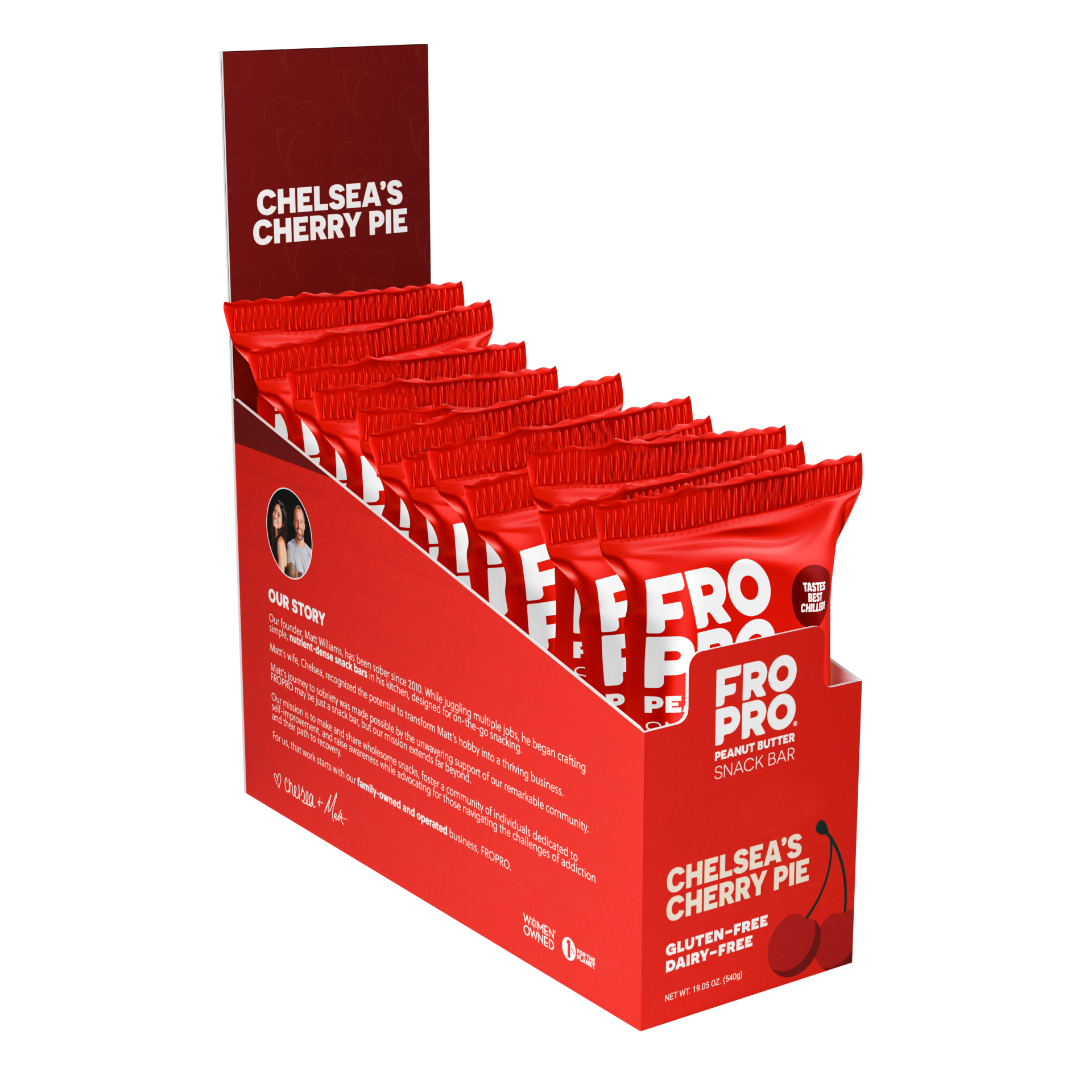 FROPRO | Chelsea's Cherry Pie Peanut Butter Snack Bar