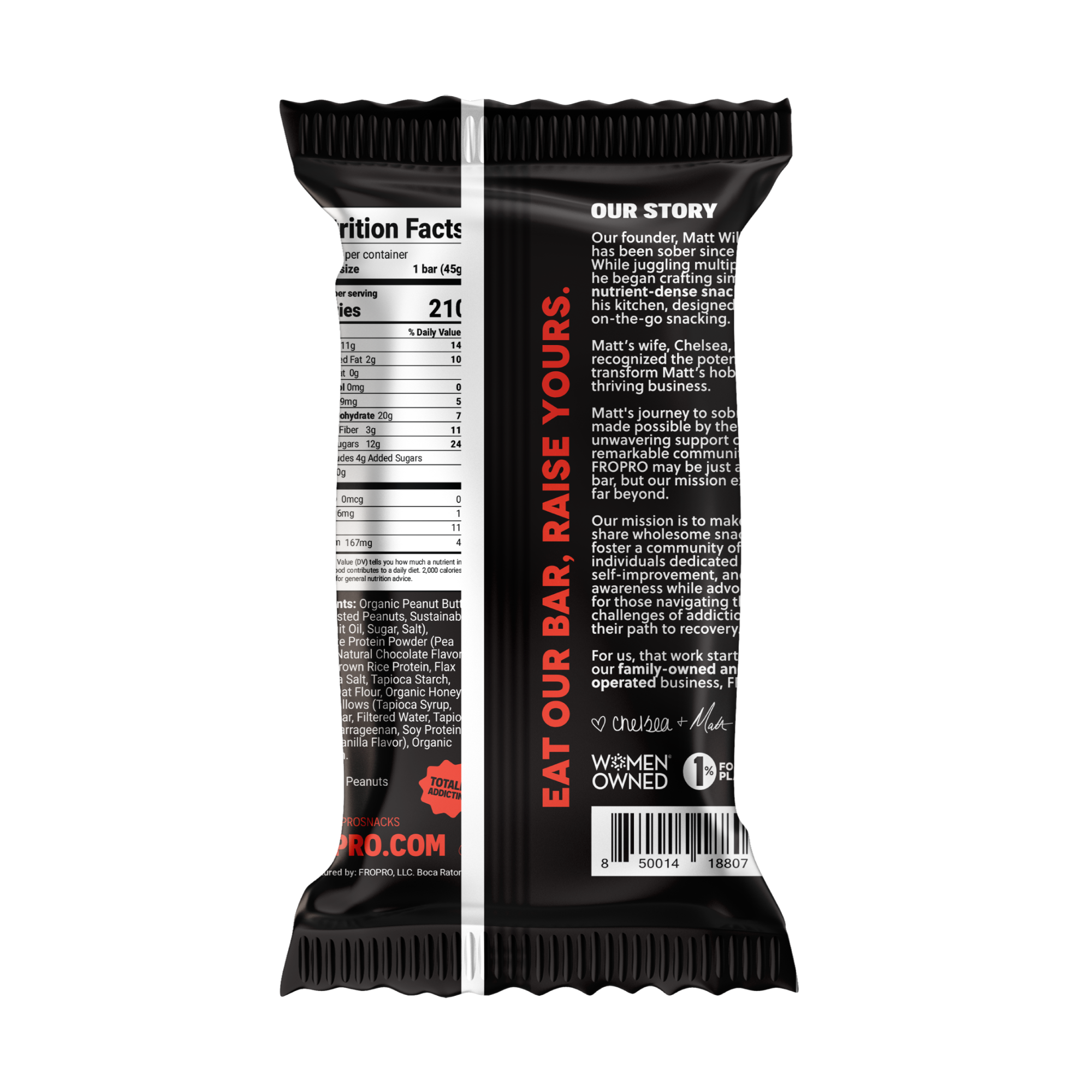 FROPRO | Toasted Mallow Peanut Butter Snack Bar | 6-Pack