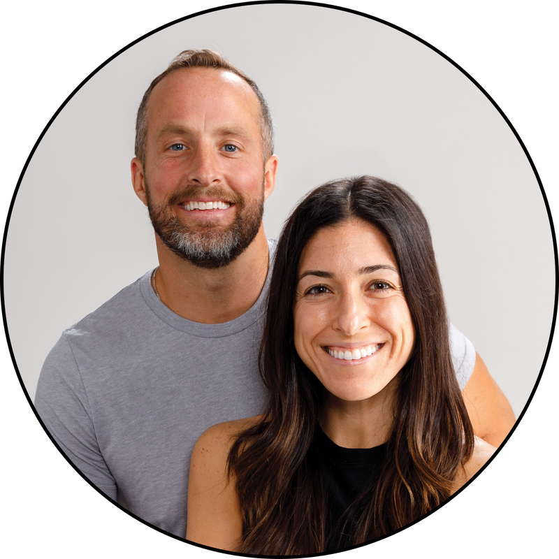 chelsea and matt williams founders of fropro smiling circle image