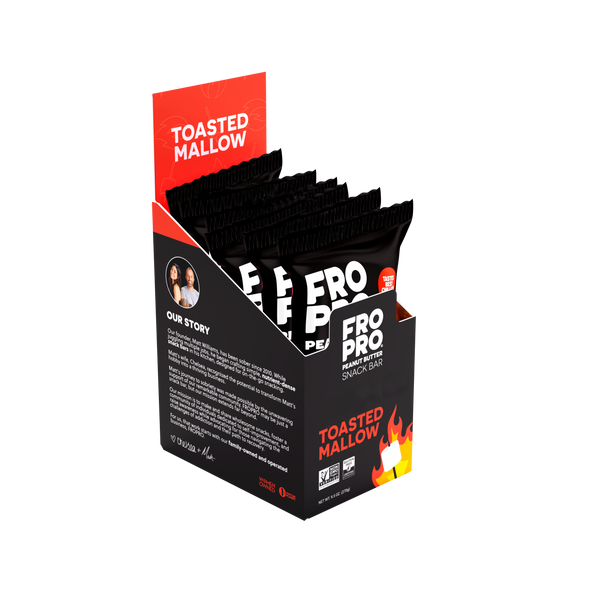 FROPRO | Toasted Mallow Peanut Butter Snack Bar | 6-Pack